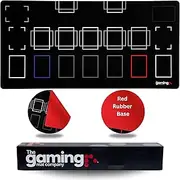 The Gaming Mat Company Compatible Yu-Gi-Oh! Banish Single Player Playmat Red Rubber Base for Yu-Gi-Oh! Cards – 72 cm x 36 cm Large Yu-Gi-Oh! TCG Playmat Game Mats – Yu-Gi-Oh! Card Gaming Table Mat