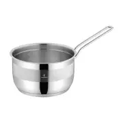 Sofram Stainless Steel Saucepan w/Pour Spout, 0.8-qt Cooking Pot, Small Pot