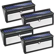 4 Pack Sensor Solar Lamparas Solares Exterior Modernas LED Recargable Casa NEW