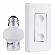 Detachable Wall Switch No Wiring Remote Control Light Socket