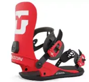 Union Strata Snowboard Bindings, Mens, Large, Red, New With Tags