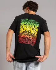 [DC Shoes] DC Shoes Men's Hot Box T-Shirt in Black Rain Wash Size Medium M Black Rain Wash