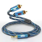 RCA Cable 2RCA to 3.5mm Audio Cable RCA to 3.5mm Jack RCA AUX Cable 2023