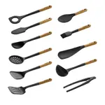 Staub 11 Piece Silicone & Acacia Complete Utensil Set