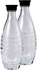 2 Glass Bottles for NOT INTERCHANGEABLE with PLASTIC Sodastream Aqua Fizz