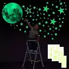 Glow in the Dark Wall Stickers,435 Pcs Glow in the Dark Stars and Moon Wall Deca