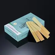 Labymos 10pcs/ Box EB Alto Saxophone Sax Bamboo Reeds Strength 2.0