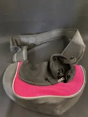 Pet Puppy Dog Mesh Sling Carry Pack Backpack Carrier Tote Shoulder Bag PINK