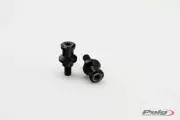 PUIG 5924N SWINGARM SPOOLS HI-TECH 10MM BLACK 2/PK