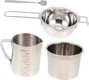 [Generic] 1Set DIY Candle Making Kit Handle Wax Melting Cup for Use for Scented Candles for Craft Enthusiasts Complete Candle Supplies for Home Projects