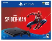 Sony PS4 Marvel Spider-Man 1TB Console (Jet Black)