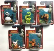 Kung Fu Panda DreamWorks Micro Collection Action Figures Po Viper Tigress Set