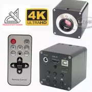 8MP 4K 1080P HDMI USB C-Mount Industy Microscope Camera Measuring & Scale Line