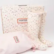 Love Shack Fancy x Hunter Tall Rain Boot Sunrise Patchwork/Confetti Bloom size 8