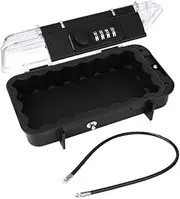 Sturdy Portable Lock Box Multi Functional Money Organizer for Travel Beach Camping Compact Design for Safe Storage of Cash Keys Cards and Personal Items