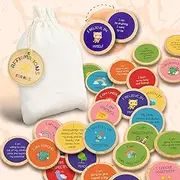 Positive Affirmations Cards for Kids - Daily Affirmations for Kids, Positive Affirmation Chips for Toddlers Child, Motivational Quotes Inspirational Tokens Bulk Classroom Gifts for Students