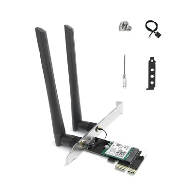 Network Wifi Adapter AX210 5.3 Wireless Bluetooth PC TRI- Band2.4G+5.8G+6G 6E