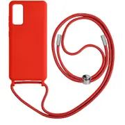Galaxy S20 FE Lanyard Case Semi-rigid 80cm Red