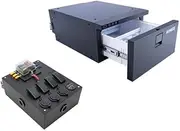 KINGS Stayzcool 30L Drawer Fridge Freezer 12V/24V 4WD SUV UTE + 12V Compact Control Box