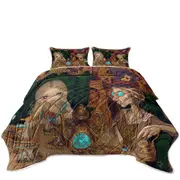Alice and the Mad Hatter Coverlet
