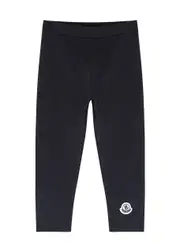 Moncler Kids Logo Stretch-cotton Leggings (3 months-3 Years) - Navy 3 Months