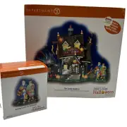 DEPT 56 SV CANDY CAULDRON 54609 & GETTING CANDY FOR HALLOWEEN 54609 SET NEW!