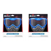 2x Zuru Xshot Tactical Mask Protective Face Gear/Shield Kids/Children Toy 8y+