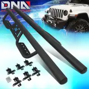 J2 Fit 07-18 Jeep Wrangler JK Unlimited 4-Dr 3" OD Drop Step Bars Running Board (for: Jeep)