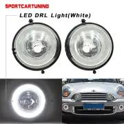 For Mini Cooper R55 R56 R57 R58 R59 R60 R61 White LED Halo DRL Driving Fog Light (for: Mini)
