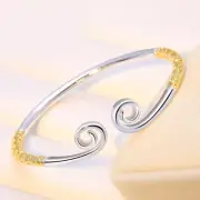 Wukong Monkey King Bangle 925 Sterling Silver Bangle Adjustable Bangle