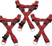 HiFEN® Dog Harness Belts Adjustable Elastic Puppy Restraint Safety Pet Belt Strong Leads Harness For Dogs Cats And Pets (Pack Of 3)