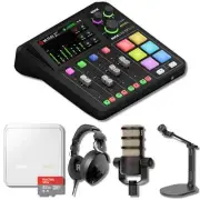 Rode RODECaster Duo with Rode Podmic Dynamic Podcast Microphone, Rode DS2