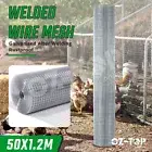 50 Metre Roll Welded Wire Mesh Animal Fence Garden Farm Chicken Coop Fencing