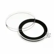 (25) Air-tite Y-50.8mm Black Ring Coin Holder Capsules for 2oz Silver Lunar