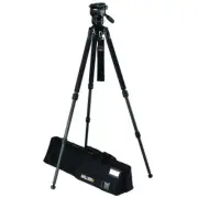 Miller CX2 Fluid Head with Solo-Q 75 2-Stage Carbon Fiber Tripod System