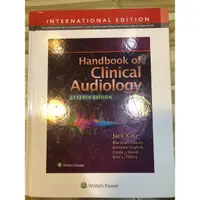 在飛比找蝦皮購物優惠-Handbook of Clinical Audiology