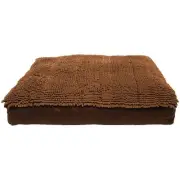 Dog Gone Smart Pet Products Dirty Rectangle Bed Brown 48" X 36" Xl Super Comfy A