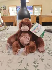 NWT Disney Tarzan Heartbeat Kala Gorilla Beanie Bean Bag Plush *No Sound