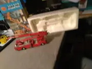 VINTAGE CORGI MAJOR #1127 SIMON SNORKEL FIRE ENGINE(DAMAGE TO 2ND LIFT) + BOX