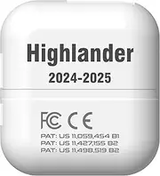 Protect-X Plug & Play Smart Sensor System Fits for Highlander from 2024. Warn Away Protection of Wheels Theft, Catalytic Converter Theft, Window Breakage, Power Window Controller.