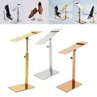 Shoes Display Stand Rust Resistant Sturdy Non Slip Leather Shoe Riser Holder
