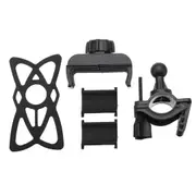 2Pcs 360 Degrees Motorcycle Handlebar Mount Holder Silicone Support For Phone