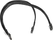 MCIO 8I to 2xSFF 8087 Cable PCIe 5.0 32 GT S Adapter for Server Data Centers 50CM, Server Data Transfer Cable, MCIO 8I Adapter Cable for Restricted Spaces