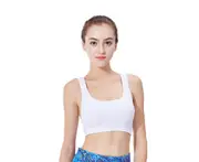 Yoga Bra Support Sports Running Shock-Proof Gathering Sports - WHITE
