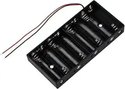 Barbuly New Plastic 8 X 1.5V AA 2A Cell Battery Holder Storage Box Standard 12V Case with Lead Wire