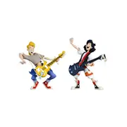2pc Bill & Ted Bill & Ted 6" Toony Action Figure Kids/Adult Collectable Toy
