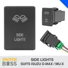 SIDE LIGHTS - BLUE LED Push Switch Suit ISUZU D-MAX MU-X 3rd GEN Dash 12v