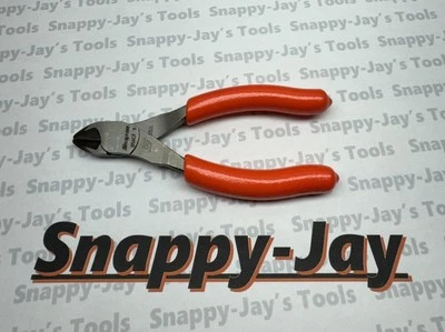 Snap-on Tools USA NEW ORANGE 5" Soft Grip Diagonal Cutter Pliers - 85ACF