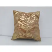 Bohemian Cowhide Leather Cushion Pillow Covers