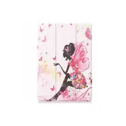 Horizontal Flip Butterfly Fairy Girl Patterned Painted Leather Case For Ipad Pro 11 Inch With Three-Folding Holder and Wake-Up / Sleep Function